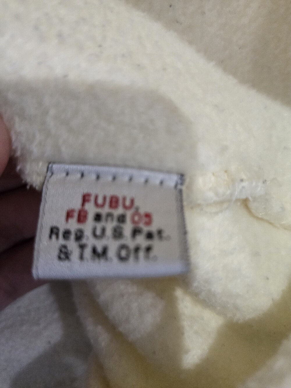 Vintage Y2k Butter Yellow Platinum Fubu Hoodie - Picture 14 of 16